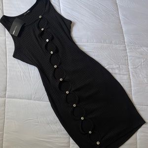 FN CUT OPEN DRESS